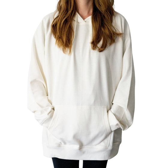 Organic Cotton Embroidered French Terry Hoodie